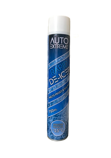 Rapide Auto Extreme Car Rapid De-Icer Spray 750ml 1618 (Parcel Rate)