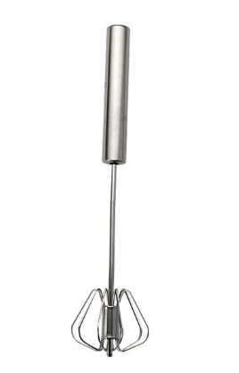 Metal Hand Press Egg Whisk Beater 30 cm 6861 (Parcel Rate)