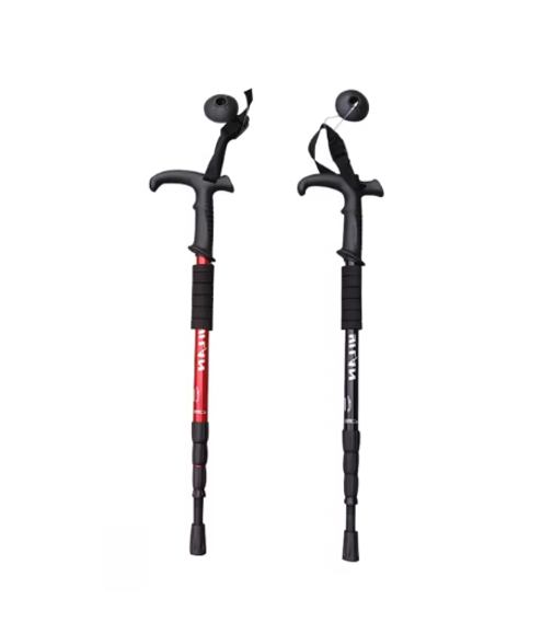 Aluminium Extendable Walking Hiking Stick 63 / 135 cm Assorted Colours 7278 (Parcel Rate)