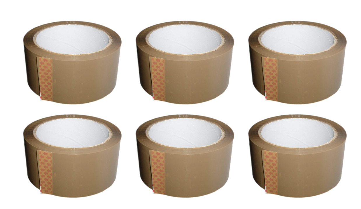 Rapide Brown Tape 48 mm x 40 m Pack of 6 4004 / MEX6001B (Parcel Rate)