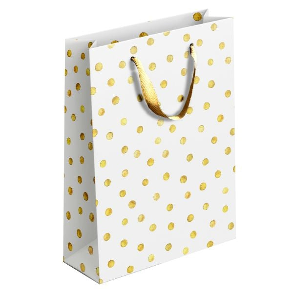 Gold / Silver Patterned Paper Gift Bag Extra Large Assorted Designs P1912 (Parcel Rate)