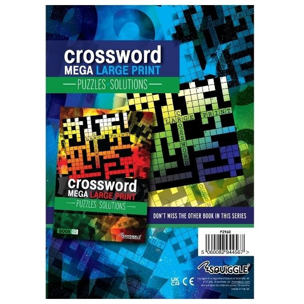 Mega Large Print Modern Crossword Book 1 P2960 (Parcel Rate)