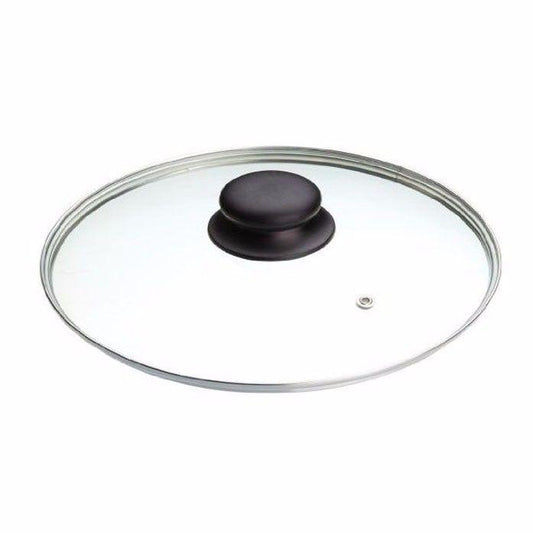 30cm Clear Glass Pan Lid With Knob Replacement Pan Lid 0789 A (Parcel Rate)