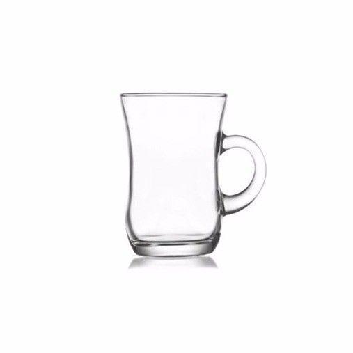 Yudum Tea Glasses Cup 95cc Set of 6 YUD402E (Parcel Rate)