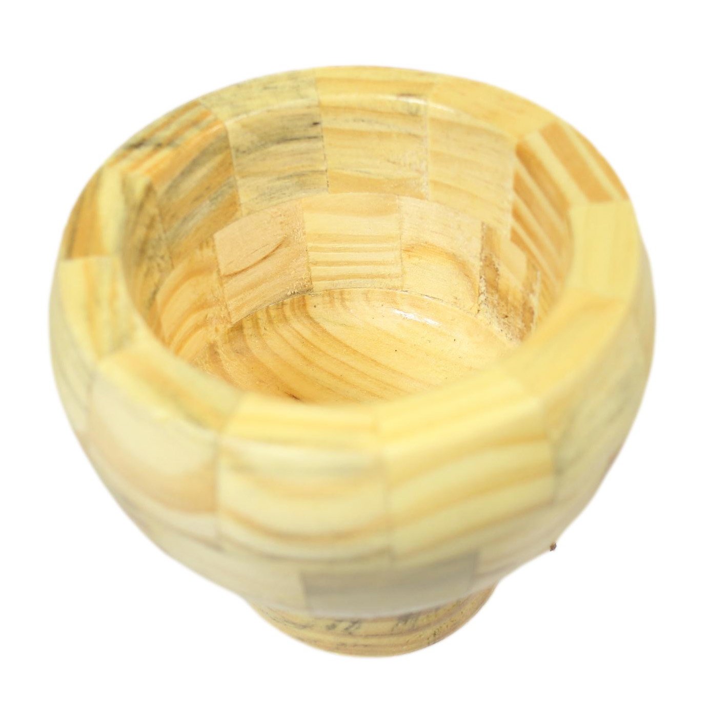 Wooden Round Pestle & Mortar Grinding Crushing Mixing Pesto Pastes Hummus 1Pc 1500 (Parcel Rate)