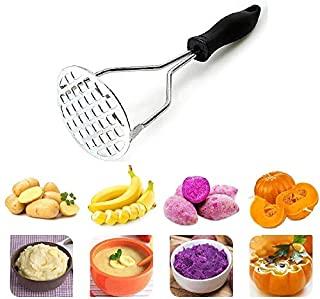 Stainless Steel Potato Masher with Plastic Handle 3644 A  (Parcel Rate)