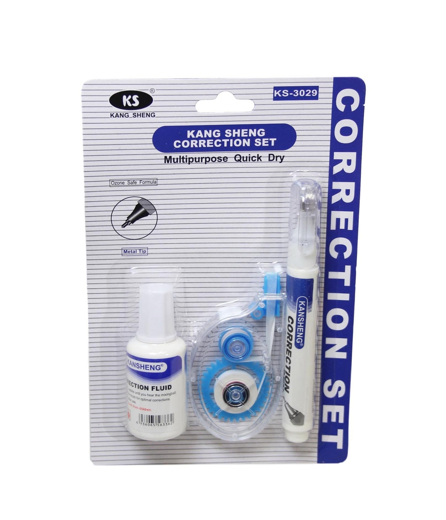 Correction Fluid Tape Pack of 3 6568 (Parcel Rate)