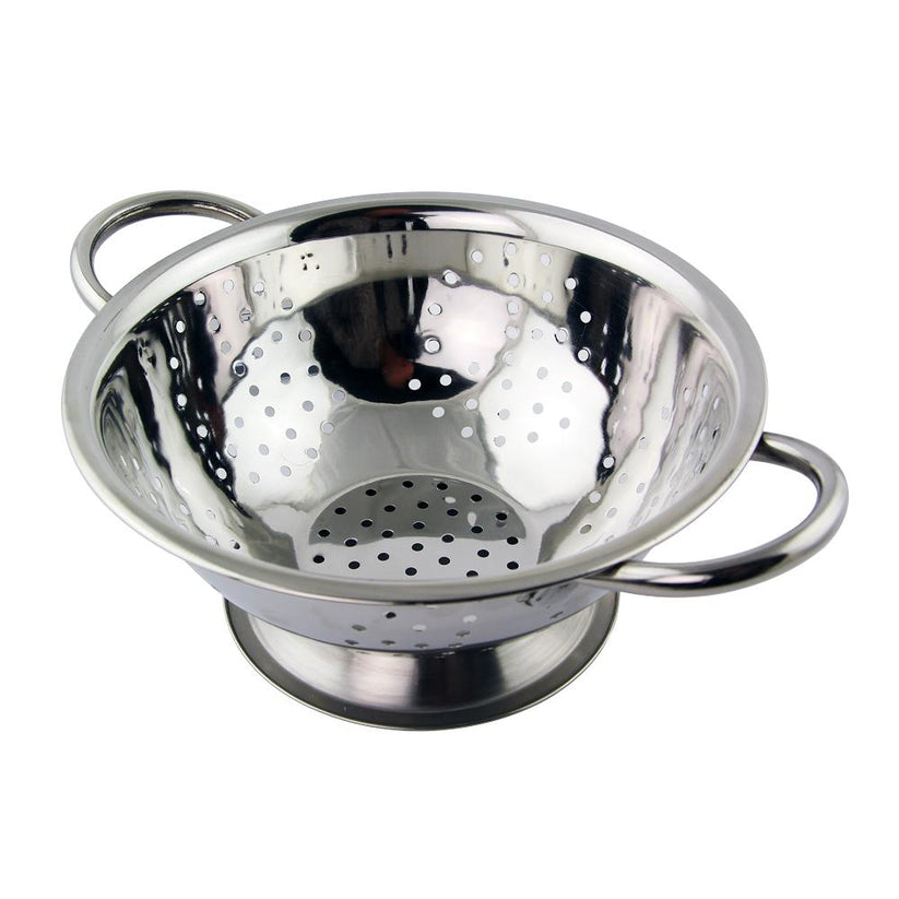 Stainless Steel Kitchen Colander 2 Handles 22cm 08553 (Parcel Rate ...