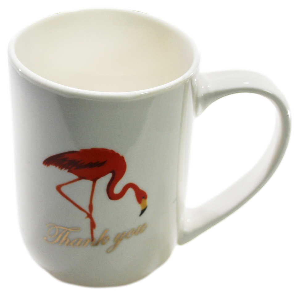 Thank you Mug With Flamingo Kitchen Mug Assorted Designs 14 x 9 x 14 c ...